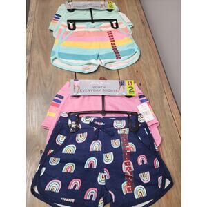 Eddie Bauer Kids Girls Youth Everyday Shorts 4 Pair Size M 7/8